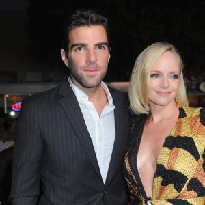 Marley Shelton and Zachary Quinto at event of Blondine iesko vyro 2011