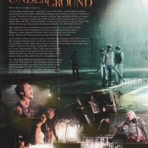 Article covering the 2011 Horror Film UNDERGROUND