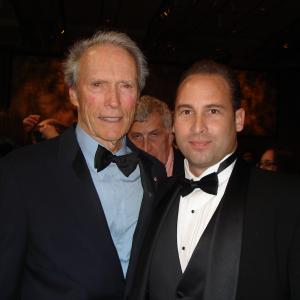 Director Steve Race with Director Clint eastwood