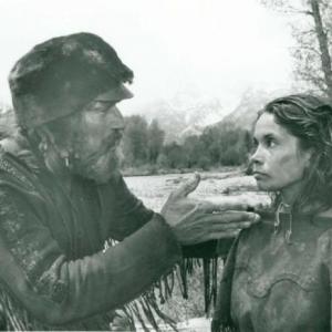 Victoria and Charlton Heston in Mountain Men.