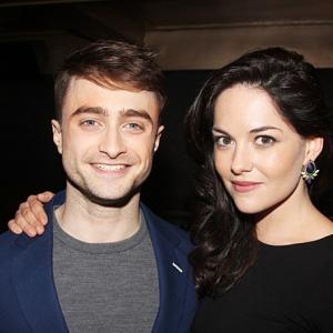 Daniel Radcliffe  Sarah Greene at The Cripple of Inishmaan Opening Night on Broadway April 20th 2014