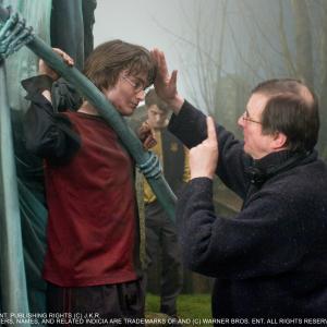 Still of Mike Newell and Daniel Radcliffe in Haris Poteris ir ugnies taure 2005