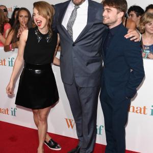 Michael Dowse, Daniel Radcliffe and Zoe Kazan at event of The F Word (2013)