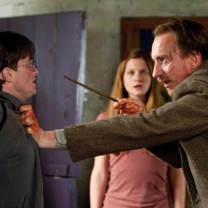 Still of David Thewlis and Daniel Radcliffe in Haris Poteris ir mirties relikvijos. 1 dalis (2010)