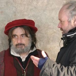 Al Pacino and Michael Radford in The Merchant of Venice 2004