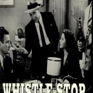 Ava Gardner, Tom Conway, Victor McLaglen and George Raft in Whistle Stop (1946)