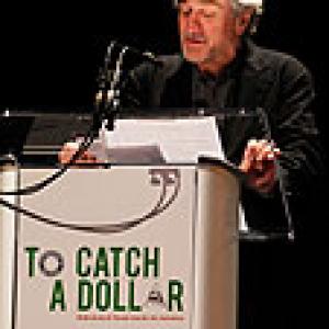Robert De Niro presenting the film To Catch a Dollar at the premier in New York City