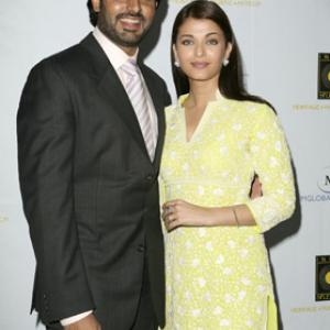 Abhishek Bachchan and Aishwarya Rai Bachchan at event of Guru (2007)