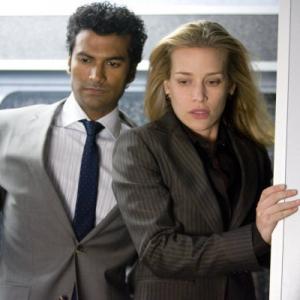 Still of Piper Perabo and Sendhil Ramamurthy in Covert Affairs 2010