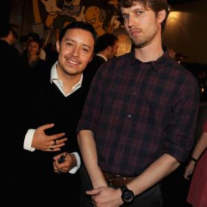 Efren Ramirez and Jon Heder TCF Television Distribution  Los Angeles Screenings Party
