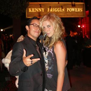 Efren Ramirez and Ke$ha Eastbound and Down, wrap party