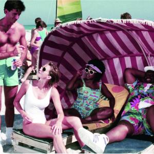 Still of Janet Jones Matt McCoy Marion Ramsey and Tab Thacker in Police Academy 5 Assignment Miami Beach 1988