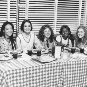 Still of Rachael Leigh Cook, Schuyler Fisk, Bre Blair, Zelda Harris, Tricia Joe, Larisa Oleynik and Stacy Linn Ramsower in The Baby-Sitters Club (1995)