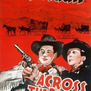 Dennis Moore and Addison Randall in Across the Plains (1939)