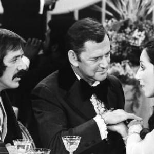 Sonny and Cher Comedy Hour Sonny Cher and Tony Randall circa 1972