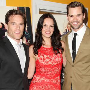 Tammy Blanchard Mike Doyle and Andrew Rannells at event of Union Square 2011