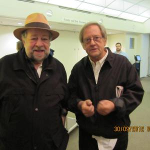 with Ricky Jay at the New York Film Festival
