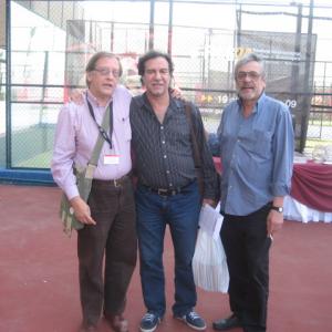 with Victor Gaviria and Paul Leduc in Gudalajara