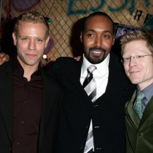 Jesse L Martin Adam Pascal and Anthony Rapp at event of Rent 2005