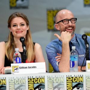 Jim Rash and Gillian Jacobs at event of Community (2009)