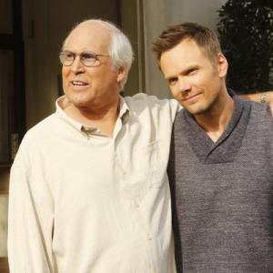 Still of Chevy Chase Joel McHale and Jim Rash in Community 2009