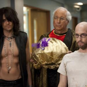Still of Chevy Chase, Joel McHale, Jim Rash and Dean Pelton in Community: The First Chang Dynasty (2012)