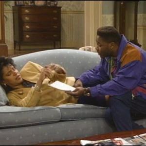 Still of Phylicia Rashad and Malcolm-Jamal Warner in The Cosby Show (1984)