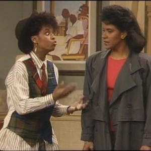 Still of Tempestt Bledsoe and Phylicia Rashad in The Cosby Show (1984)
