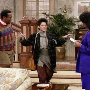 Still of Lisa Bonet Bill Cosby and Phylicia Rashad in The Cosby Show 1984