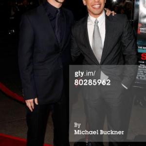 LOS ANGELES CA  MARCH 17 Actors Joseph GordonLevitt L and Victor Rasuk arrive at the premiere of Paramounts StopLoss held at the DGA Theatre Complex on March 17 2008 in Los Angeles California