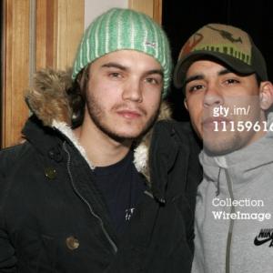 Emile Hirsch and Victor Rasuk during 2007 Park City - The Green House Presented by MaxAzria - Day 3 at The Green House in Park City, Utah, United States.