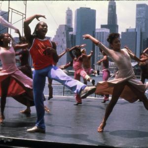 Still of Gene Anthony Ray and Bronwyn Thomas in Fame 1982