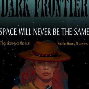 Thomas M.Ray's Western in space--THE DARK FRONTIER.