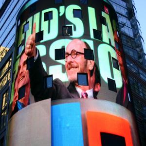 Ringing NASDAQ bell as Freud