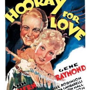 Gene Raymond and Ann Sothern in Hooray for Love (1935)