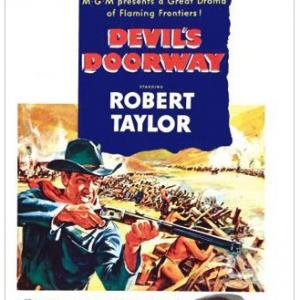 Robert Taylor and Paula Raymond in Devil's Doorway (1950)