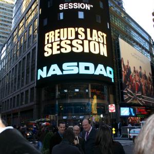 Interview after ringing NASDAQ bell as Freud