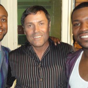 Jerry Rector with Jaleel White and Mekhi Phifer.