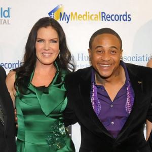 Bob & Kira Lorsch with AHA Ambassador Orlando Brown and Animal Activist Kim Sill on the Hero Dog Awards Red Carpet