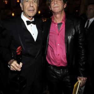 Leonard Cohen and Lou Reed