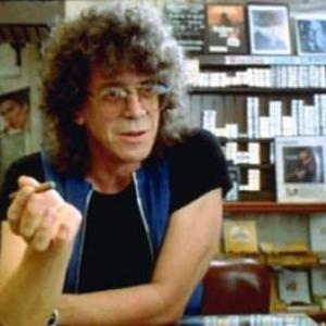 Lou Reed as the man with strange glasses