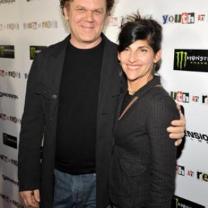 John C Reilly and Alison Dickey at event of Youth in Revolt 2009