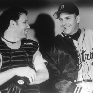 Still of Kevin Costner and John C Reilly in For Love of the Game 1999