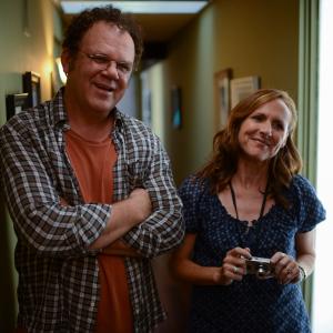 Still of John C Reilly and Molly Shannon in Life After Beth 2014