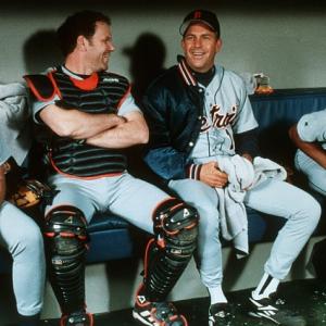 Still of Kevin Costner and John C Reilly in For Love of the Game 1999