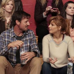 Still of David Chisum and Kelly Reilly in Black Box 2014