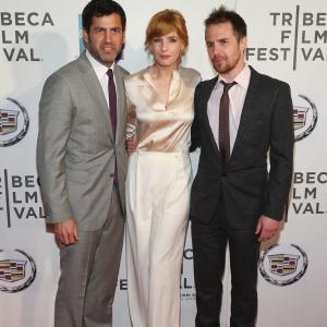 Sam Rockwell Kelly Reilly and David M Rosenthal at event of A Single Shot 2013