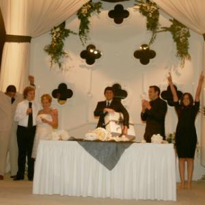 Still of Derek Duncan, Catherine Reitman, Gareth Reynolds, Ben Gleib and Steve Byrne in The Real Wedding Crashers (2007)