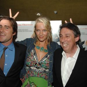 Uma Thurman, Luke Wilson and Ivan Reitman at event of Mano super buvusioji (2006)