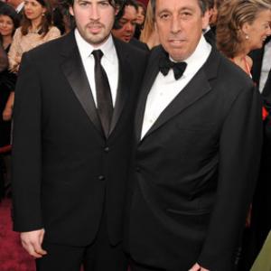 Ivan Reitman and Jason Reitman at event of The 80th Annual Academy Awards (2008)